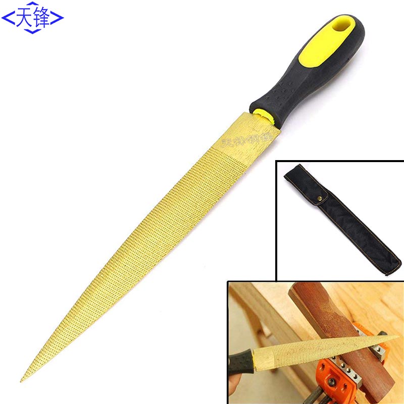 Gold file woodworking carving grinding file hardwood mahogany file sharp wood file 81012 inch wood file