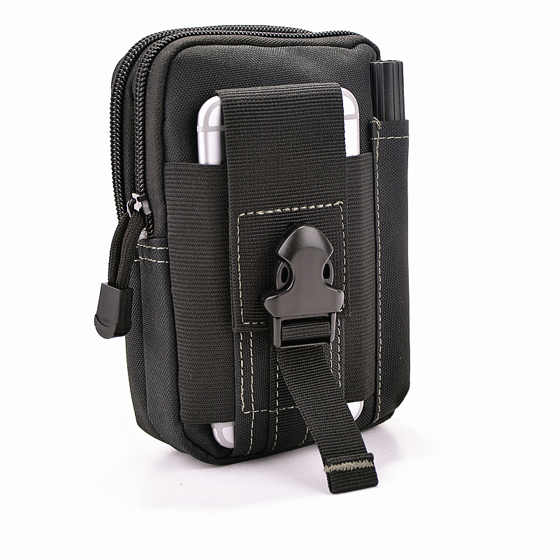 Men Outdoor Sports Tactical Pocket 5 5 6 Inch Mobile Phone Bag Multifunction Canvas Wearing Strap Zero Money Hang