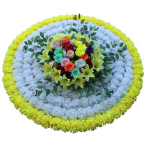Simulated wreath chrysanthemum diameter 1 m 5 large wreath hall places flowers and sacrifice flowers for funeral flowers
