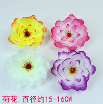 Silk Flowers Cheap Lotus Flower Fake Flowers Floral Flower Flower Arrangement Electronic Wreath Flowers Wedding Celebration Stage Photography Decoration Flowers
