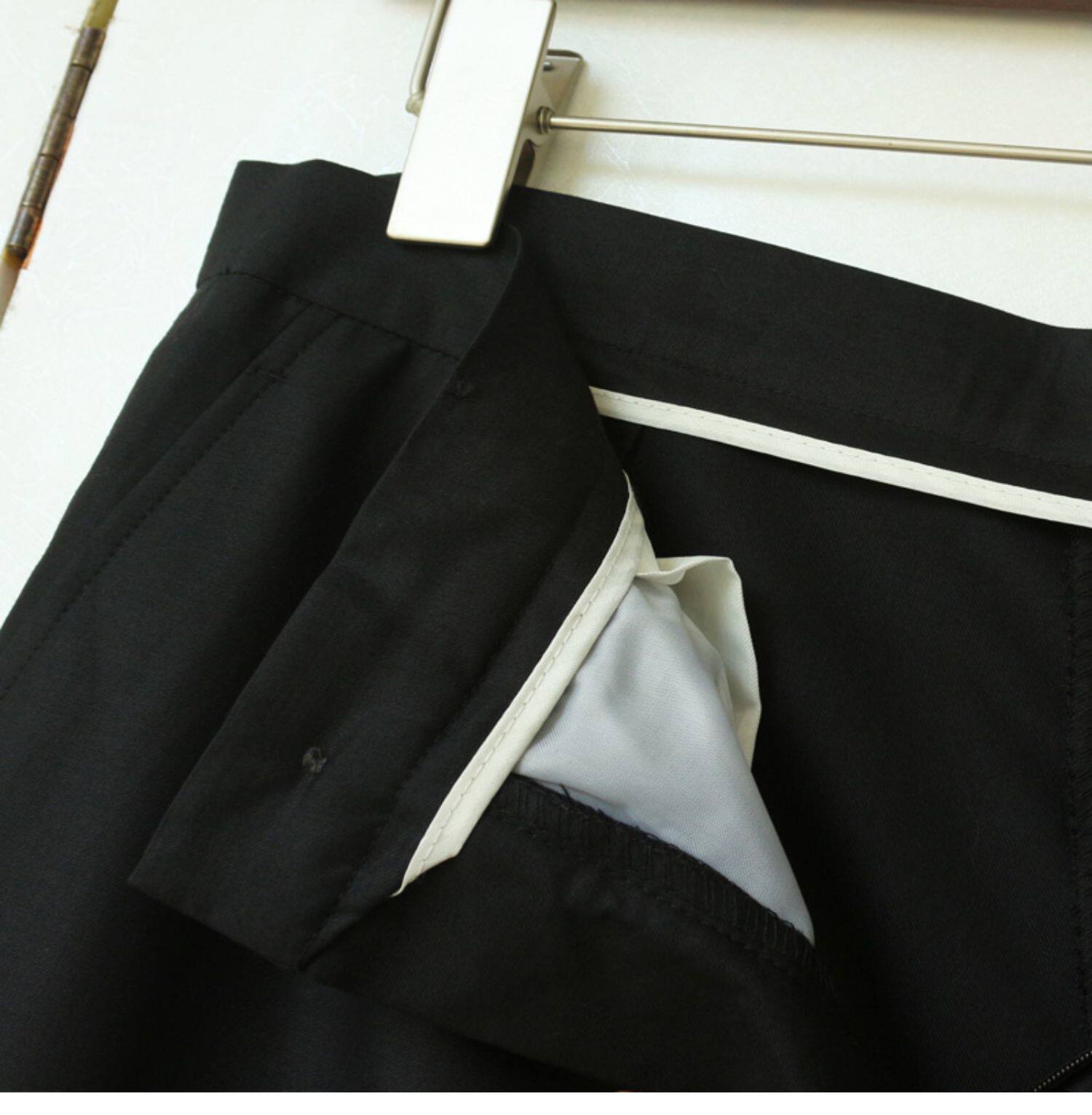 Тонкие шерстяные штаны, повседневные брюки, свободный прямой крой 