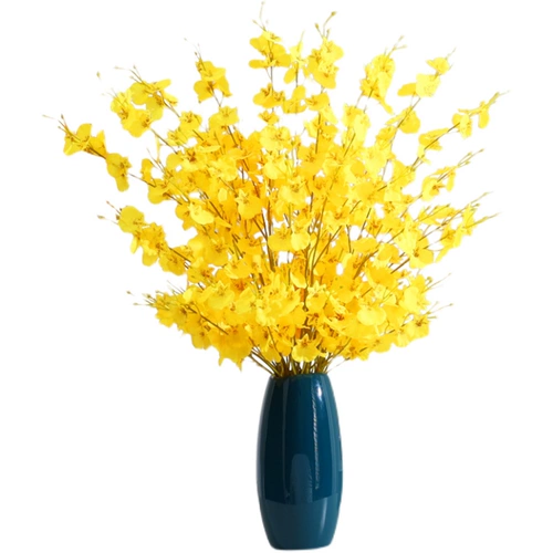 Танцующая орхидея симуляция цветок высококачественный 2022 Новая высокая фальшивая цветочная гостиная. Помещение столовых цветов и цветочных букетов