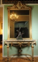 Royal Lion Fort Western furniture Napoleon III about 1870 Louis XVI style mask