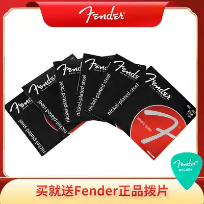American Fender guitar strings Fender 250L250R nickel-plated electric guitar strings 009 010 set of 6