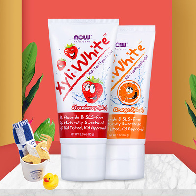 美国进口诺奥2支儿童可食用牙膏