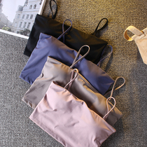 Net red thin shoulder strap sports underwear women breathable shockproof yoga sling beauty back running fitness bra wear