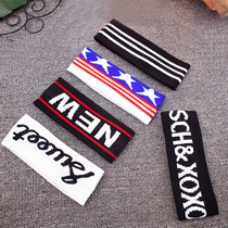 103 day Korea tide hair band hoop hair circle exercise running Hip hop student forehead sweat-absorbing head cover Yoga antiperspirant belt