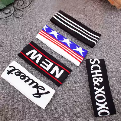 103 Japan South Korea Tide Hair Hoop Hairband Sports Running Hip Hop Student Sweat Suction Hip Yoga Sweat Belt