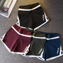 Peach lifting hip sports shorts womens elastic tight body anti-light fast dry high waist running training fitness hot pants summer