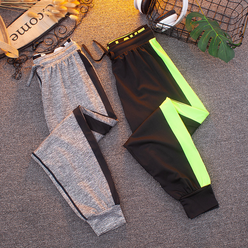 103 sports pants women's spring and summer loose casual drawstring foot closure Running training quick-drying yoga fitness pants