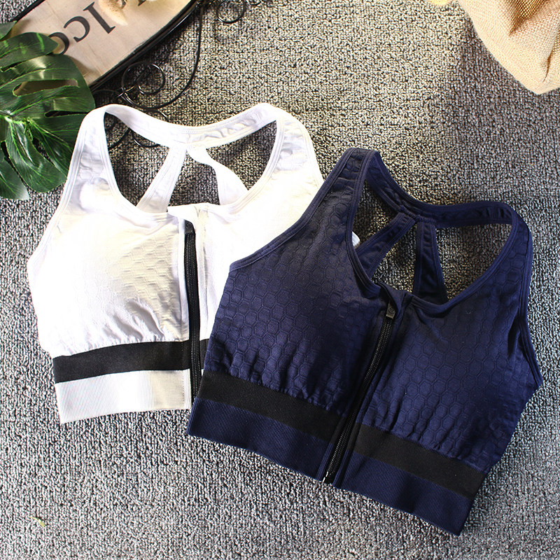 Professional Laced Vest Style Sports Bra Woman Beauty Back Shockproof Poly bra Fitness Yoga Underwear