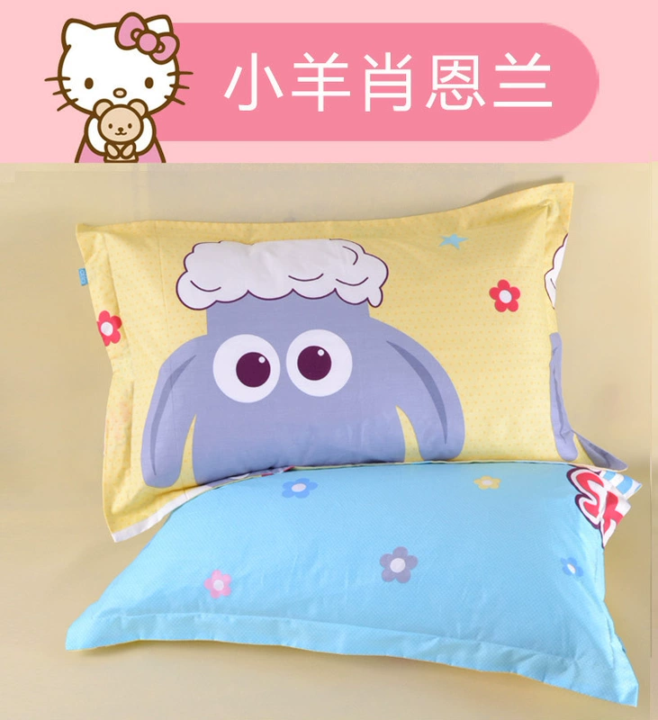 Aijia nhà dệt may cotton đặc biệt in phim hoạt hình gối bông gối túi bảo vệ gối bìa multi-hoa tùy chọn