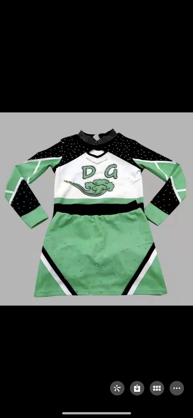 Custom-made children's rhythmic gymnastics competition clothing aerobics competition clothing children cheerleading competition clothing cheerleading clothing