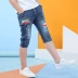 Quần denim crop top 2019 hè trẻ em mới mặc quần short 5 chiếc quần mùa hè cho bé quần mỏng - Quần jean Quần jean