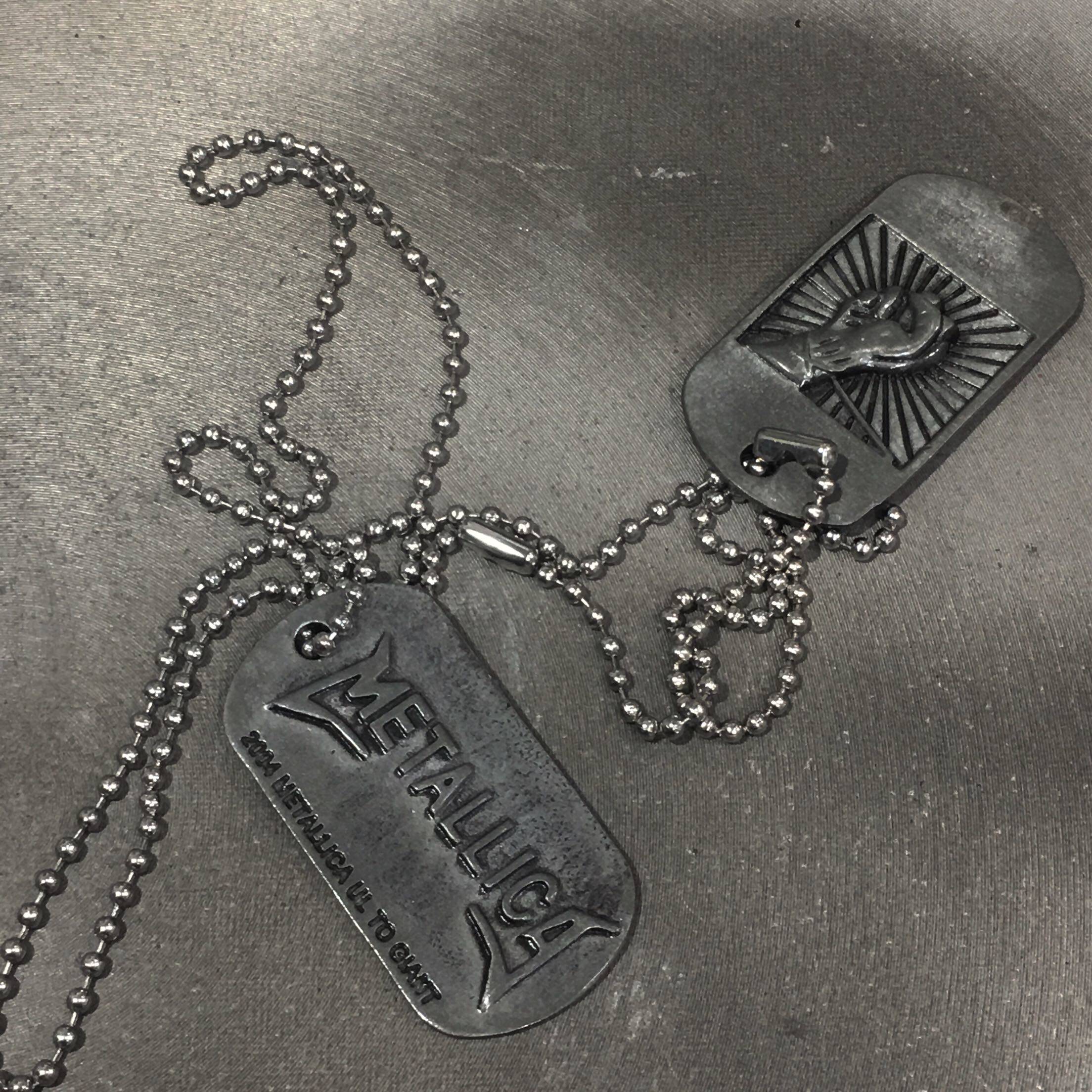 FF19-ROCK METAL BAND-ROUND PEARL PENDANT NECKLACE-MALE AND FEMALE