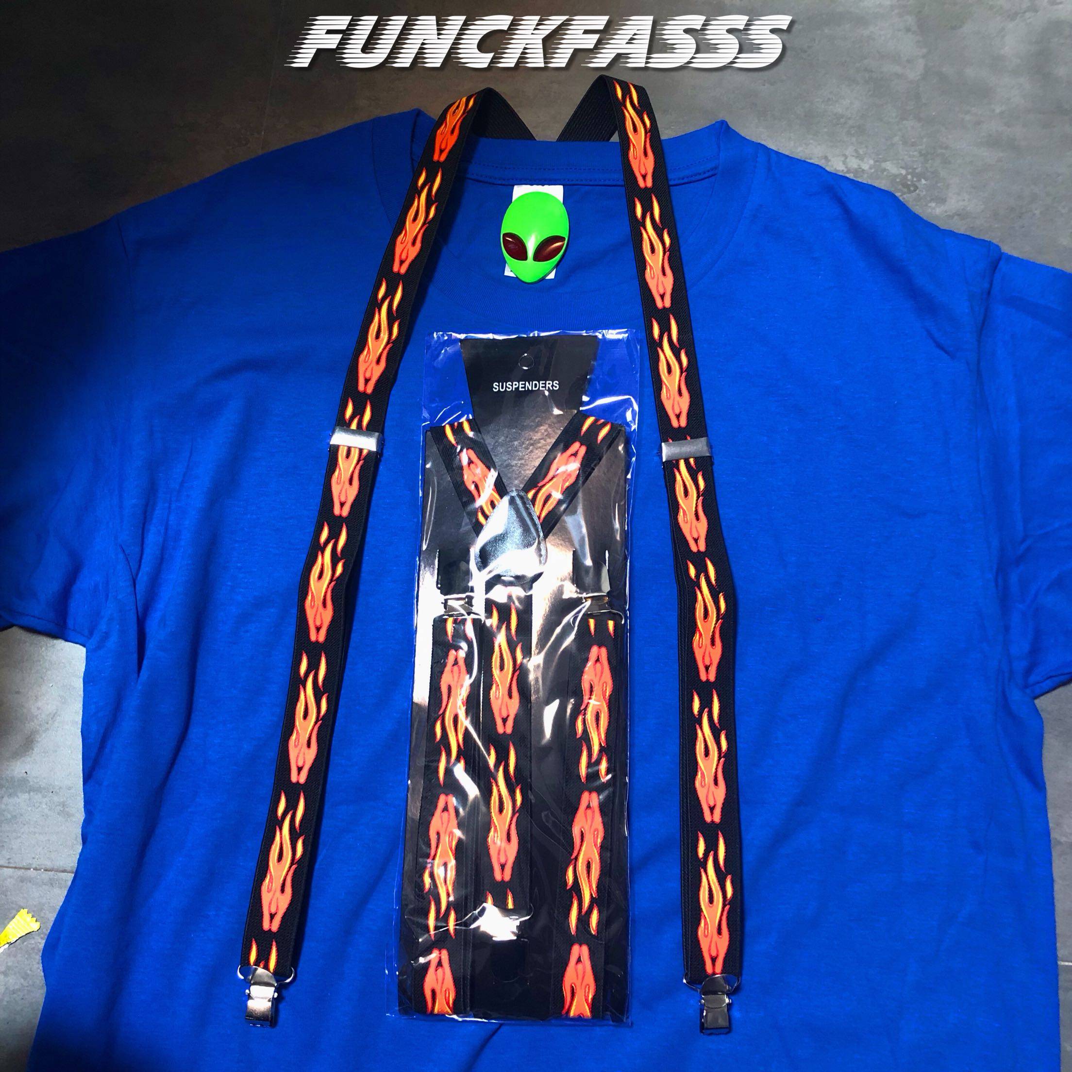 90s Unquenchable Divine Fire - Flame Bib Clip - No matter how you wear it, it will work well