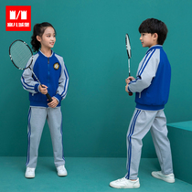 Primary and secondary school uniforms set Spring and Autumn childrens class uniforms autumn sportswear three-piece kindergarten Garden uniforms autumn outfits