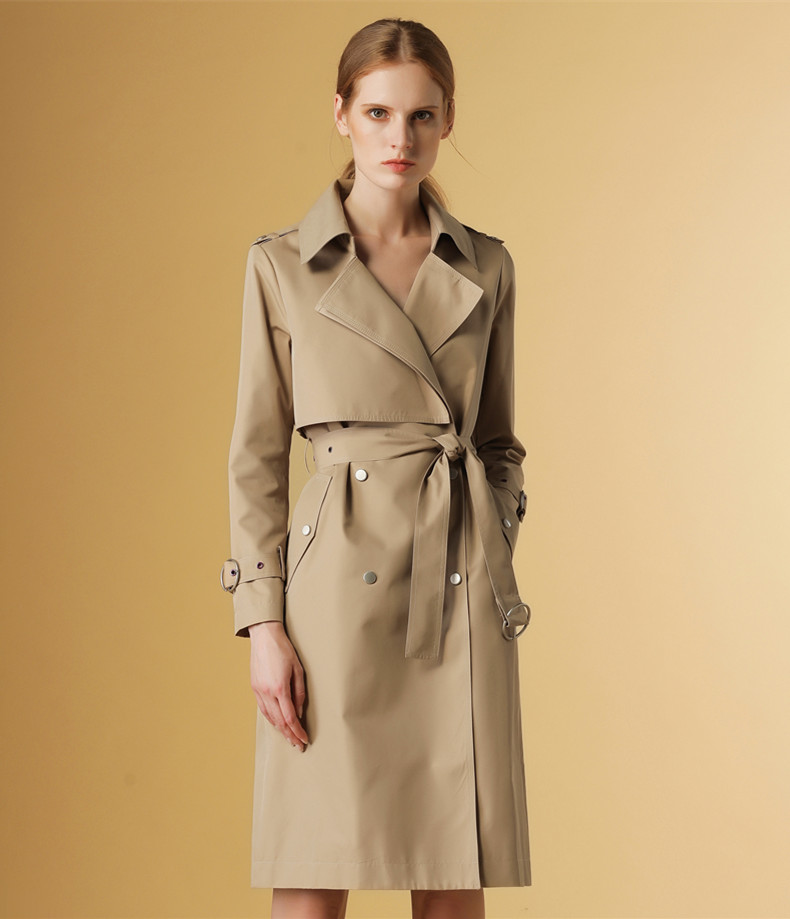Trench pour femme en Coton - Ref 3227437 Image 7