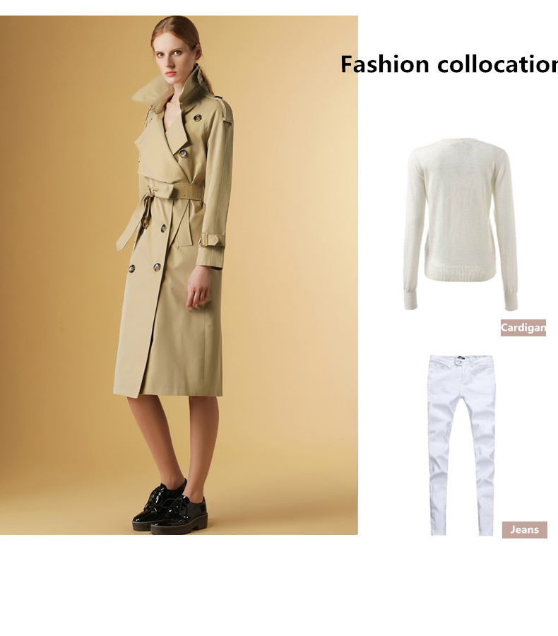 Trench pour femme en Coton - Ref 3227844 Image 14