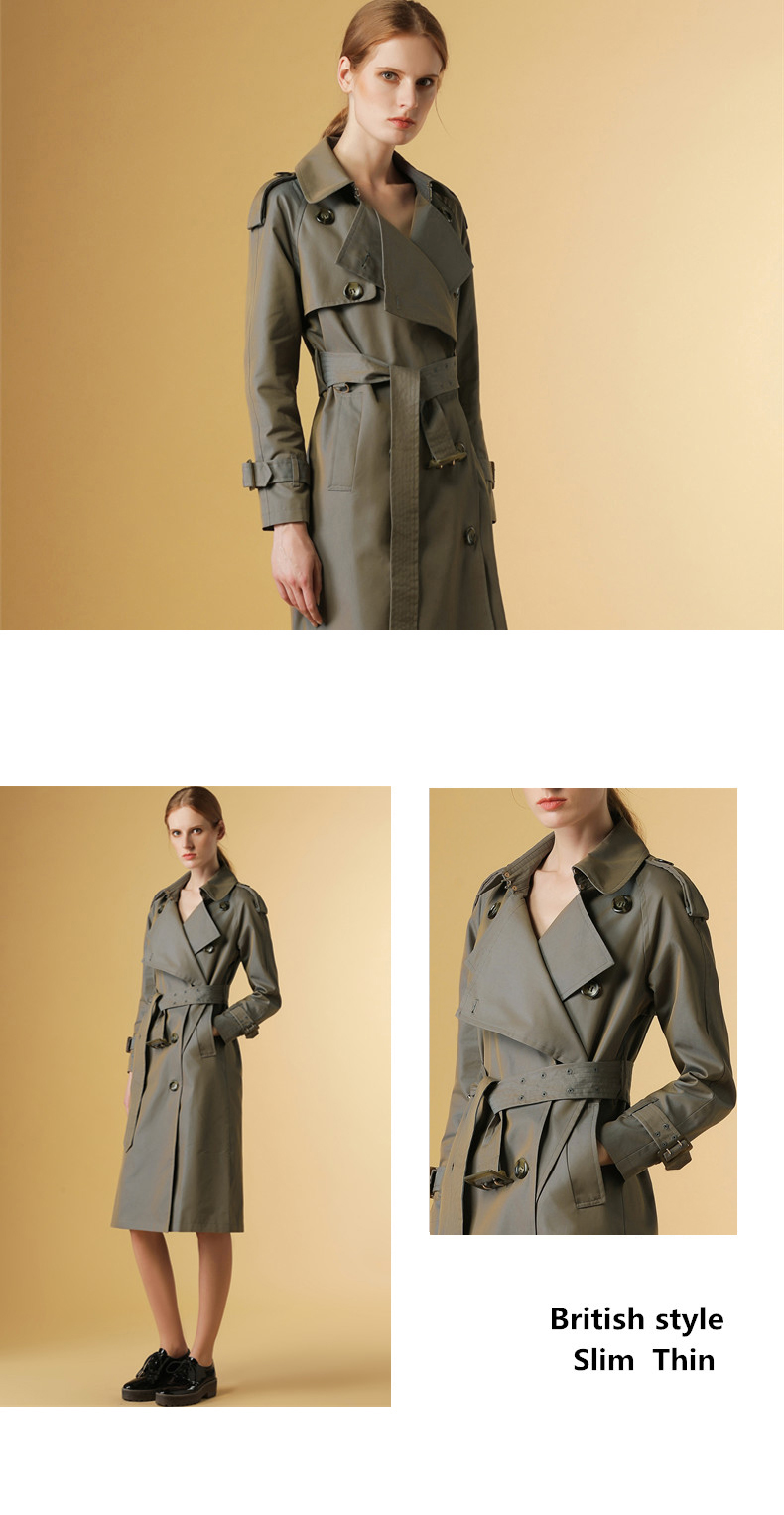Trench pour femme en Coton - Ref 3227844 Image 20