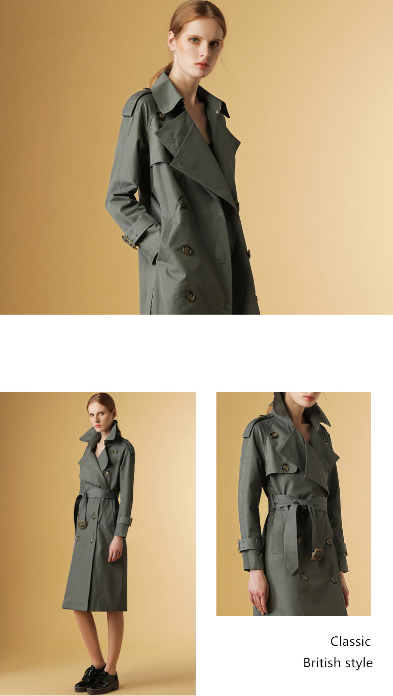 Trench pour femme en Coton - Ref 3227844 Image 24