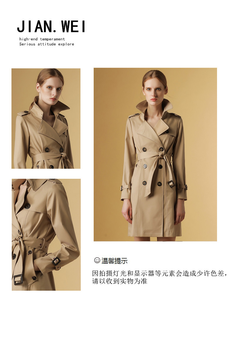Trench pour femme en Coton - Ref 3227458 Image 8