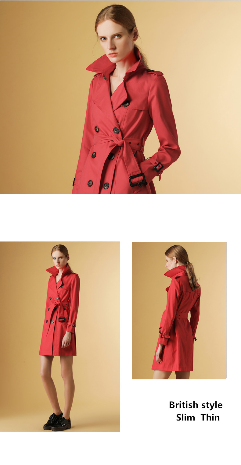 Trench pour femme en Coton - Ref 3227458 Image 23