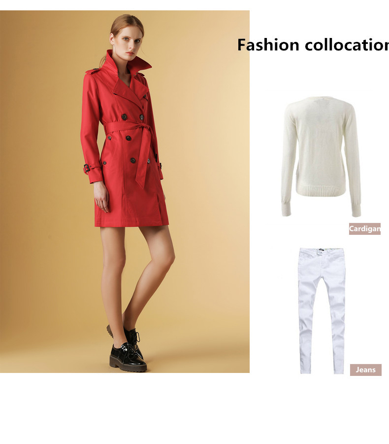 Trench pour femme en Coton - Ref 3227458 Image 22