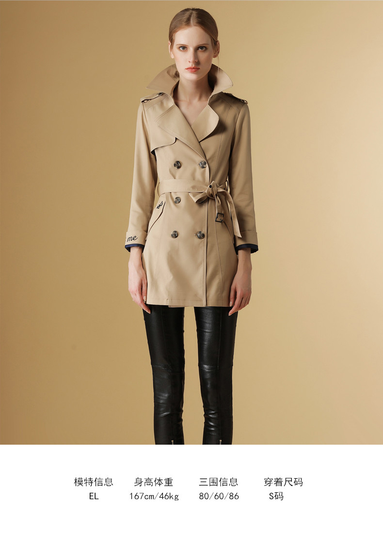 Trench pour femme en Coton - Ref 3226508 Image 12