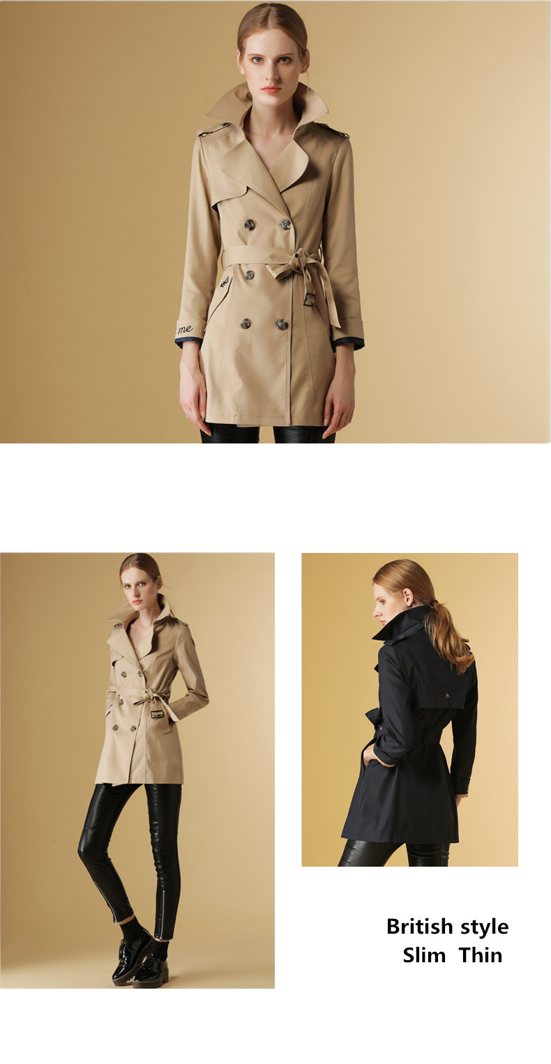 Trench pour femme en Coton - Ref 3226508 Image 15