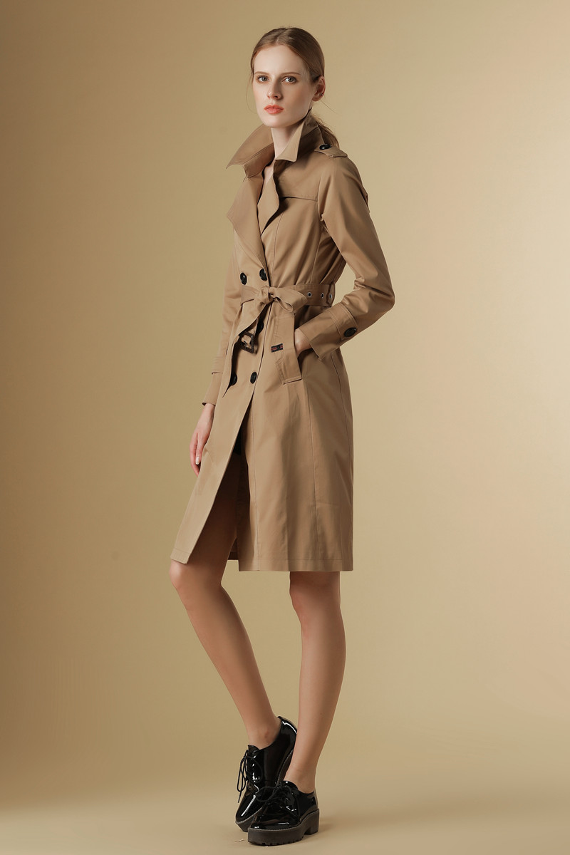 Trench pour femme en Coton - Ref 3225885 Image 5