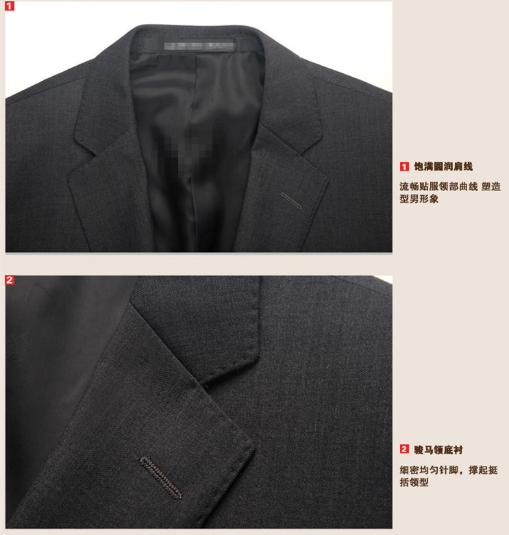 Costume homme en laine pour automne - Ref 1570826 Image 34
