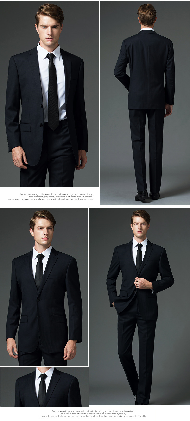 Costume homme en laine pour automne - Ref 1570826 Image 22