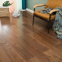 Solid wood composite floor fashion lock black walnut multi-layer light luxury bedroom E0 household wear-resistant floor heating factory direct sales