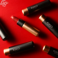 Ý chính hãng KIKO son môi 3 series mờ nhung mờ vàng ống son môi mận đậu 316/329 - Son môi bảng son merzy