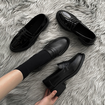 Small leather shoes female English style 2021 Spring and Autumn new black Mary Jane thick bottom retro winter loafers jk shoes