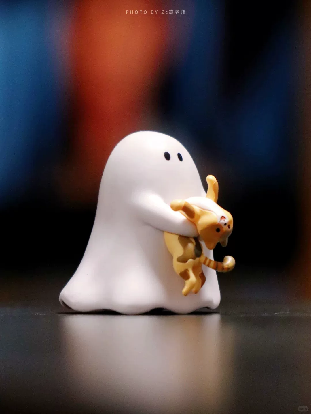 Настоящие 52TOYS маленький призрак показывает твою кошку слеп-бокс модель мини светящийся декоративный шарм подарок для женщин