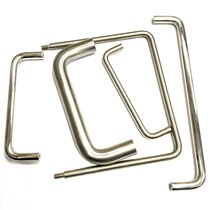 304 stainless steel solid handle Polished surface handle Distribution box cabinet cabinet handle can be customized size