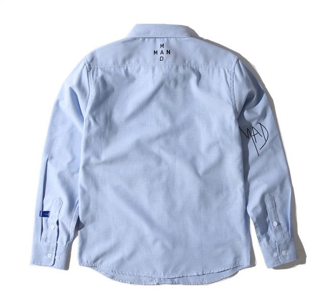 Джинсовая рубашка madness classic fashion nice shirt余文乐潮牌男士衬衫mdns衬衣 Other