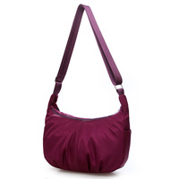 Ladies casual bags 2024 new nylon small cloth bag diagonal canvas middle-aged mother bag single shoulder crossbody bag