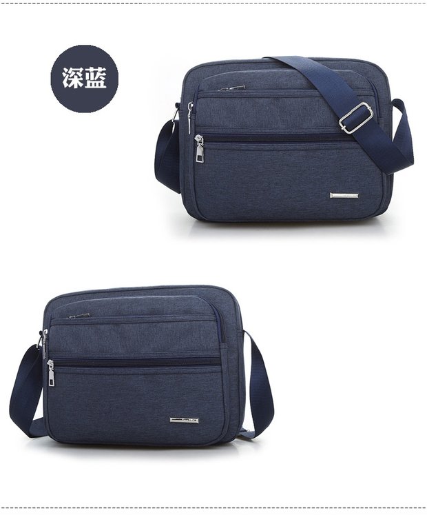 Ba lô trung niên trở lên dung lượng lớn nhiều lớp chống thấm nước Oxford vải vai Messenger túi vải túi du lịch giải trí túi nam túi elly