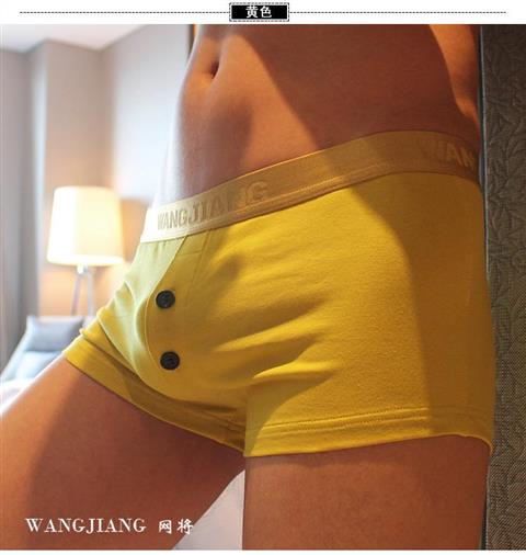 Quần lót nam cotton boxer eo thấp Hàn Quốc gợi cảm cotton boxer thanh niên mùa hè thoáng khí quần đầu quần lót su