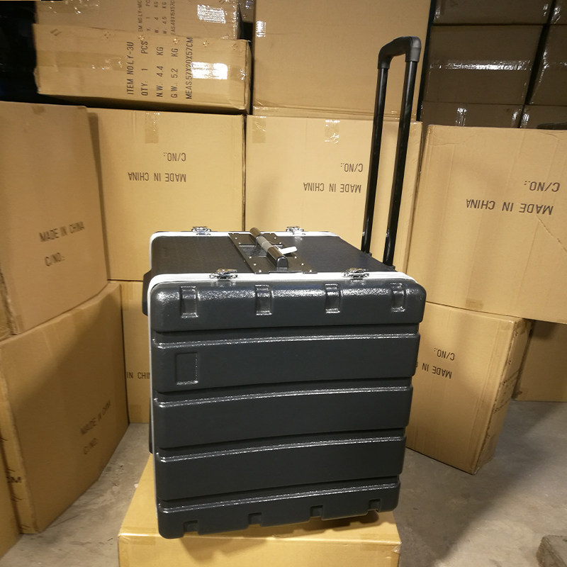 10UW long version with pull rod with wheel ABS plastic air box audio power amplifier equipment equipment cabinet protection box