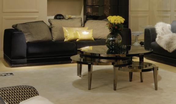 Onamont Tùy chỉnh nội thất cao cấp Bàn cà phê phong cách Fendi Phòng khách Fendi đặt vài vòng - Bàn trà bộ bàn ghế sofa phòng khách