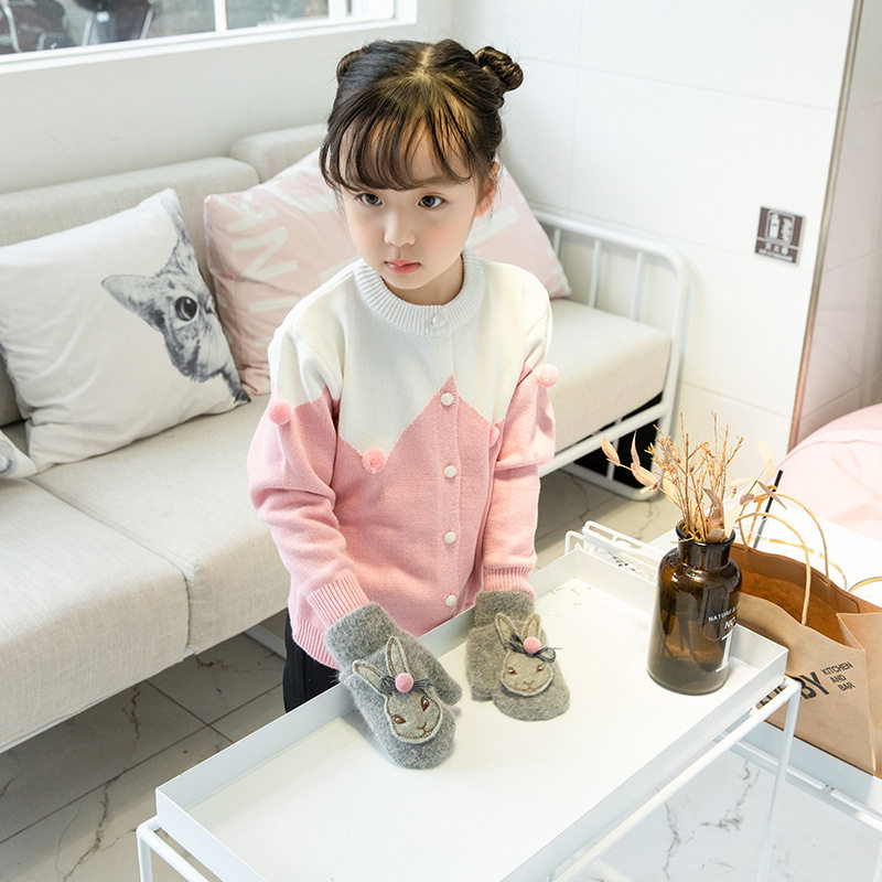 Детские зимние удерживающие тепло милые демисезонные перчатки для мальчиков 