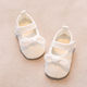 婴儿鞋女宝宝布鞋春夏0-1岁蝴蝶结公主鞋步前鞋纯棉新生婴儿鞋子2