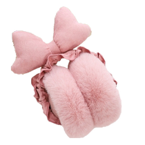 Childrens earmuffs ear warm ear muffs autumn and winter cute plush ear bags plus velvet thickening for princesses middle-aged and older children