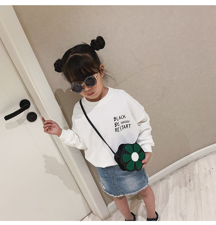 Сумка 女童包包儿童斜挎包2023新款可爱公主小挎包小女孩包包花朵时尚包 Warm cloth