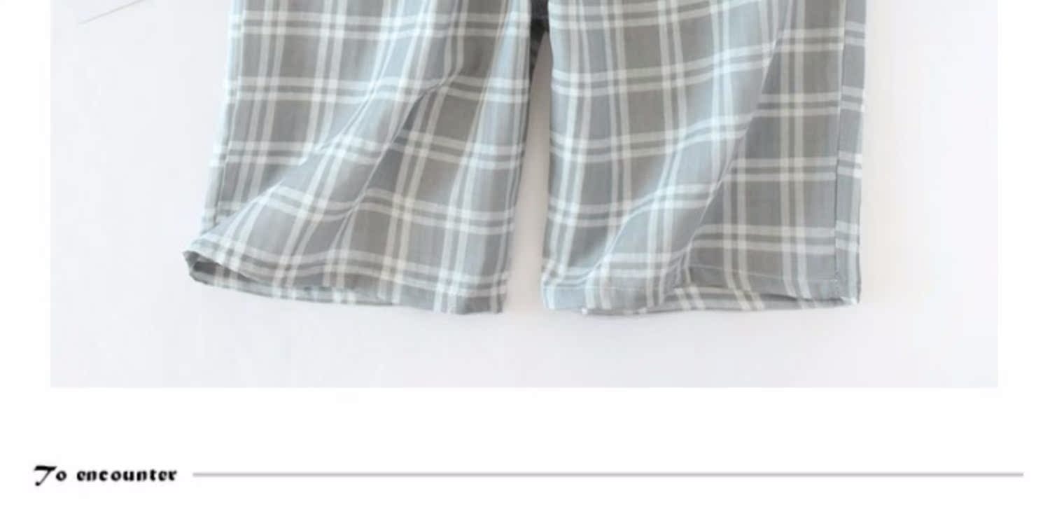 Mùa hè quần short cotton cotton pyjama quần năm quần đi biển giản dị cộng với phân bón XL gạc dệt quần mỏng nhà - Quần tây do lot nam dep