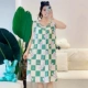 Nuo-helellow-green rabbit (без рукавов*хлопковая и шелковая юбка)